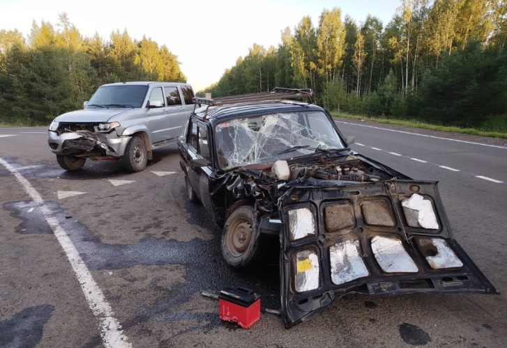 85-летний водитель «Жигулей» пострадал в ДТП под Братском