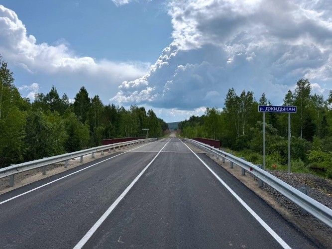 В Чунском районе открыли отремонтированный мост через реку Джидыкан