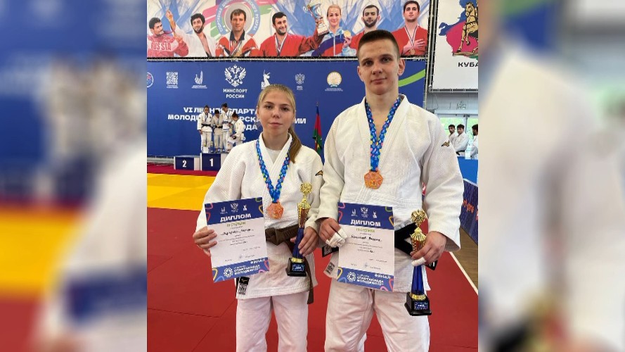 Две бронзы Спартакиады молодёжи России привезли домой дзюдоисты Иркутской области