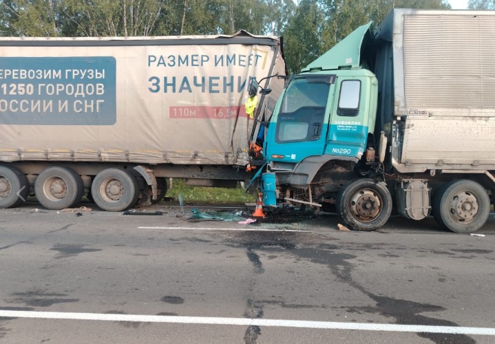 Грузовики столкнулись на трассе «Вилюй» в Братском районе