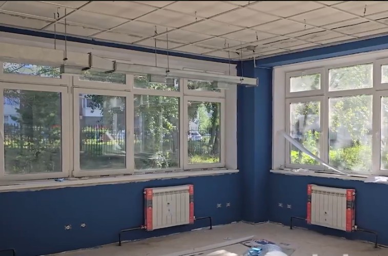 В Братске завершается первый этап ремонта будущего технопарка «Кванториум»