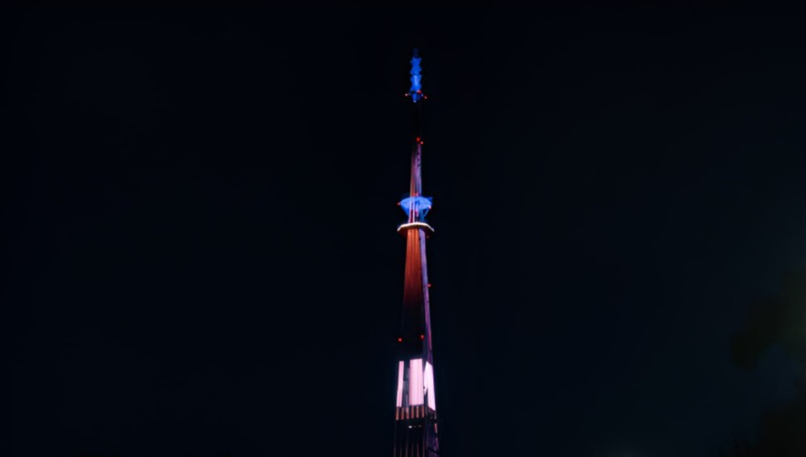 Иркутская телебашня впервые включит архитектурно-художественную подсветку 1 сентября