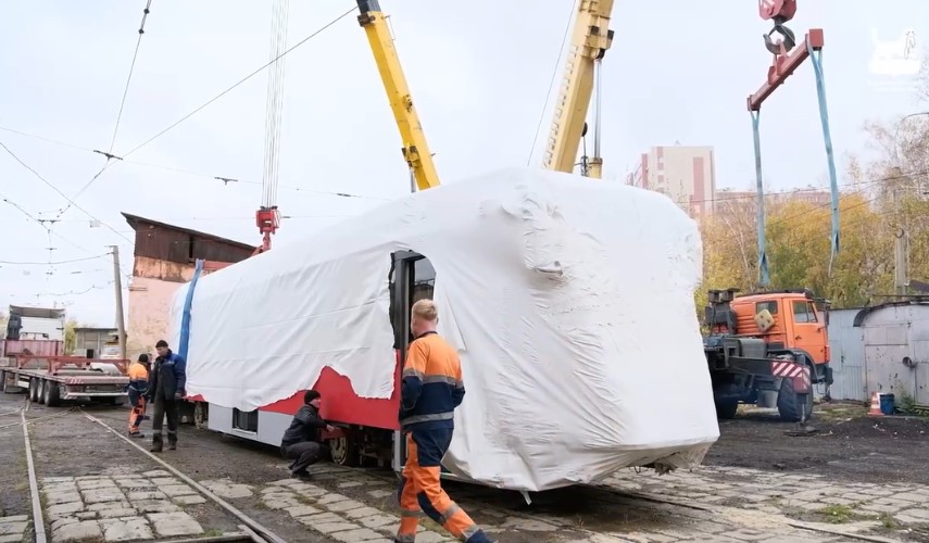 Двумя новыми вагонами пополнился трамвайный парк Иркутска