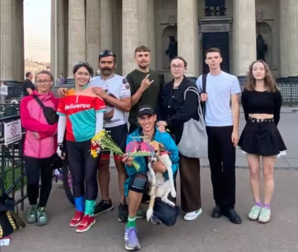 Иркутянин, доехавший до Петербурга на велосипеде, отправляется к подножию Эвереста