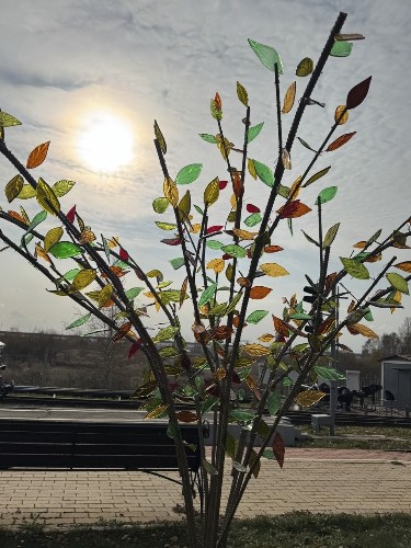 Новый арт-объект "Дерево-памяти" установили в Иркутске