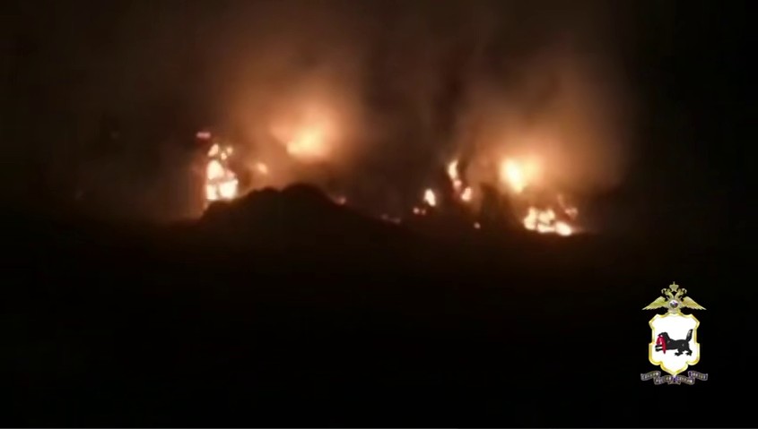 Два школьника устроили большой пожар на сеновале в Усольском районе