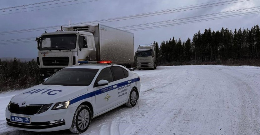Движение большегрузов между Братском и Усть-Илимском частично восстановлено