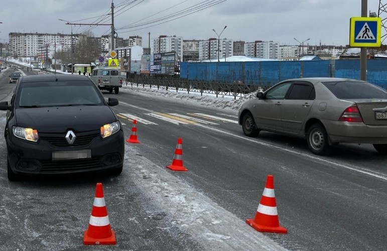 89-летнюю женщину сбили на пешеходном переходе в Братске