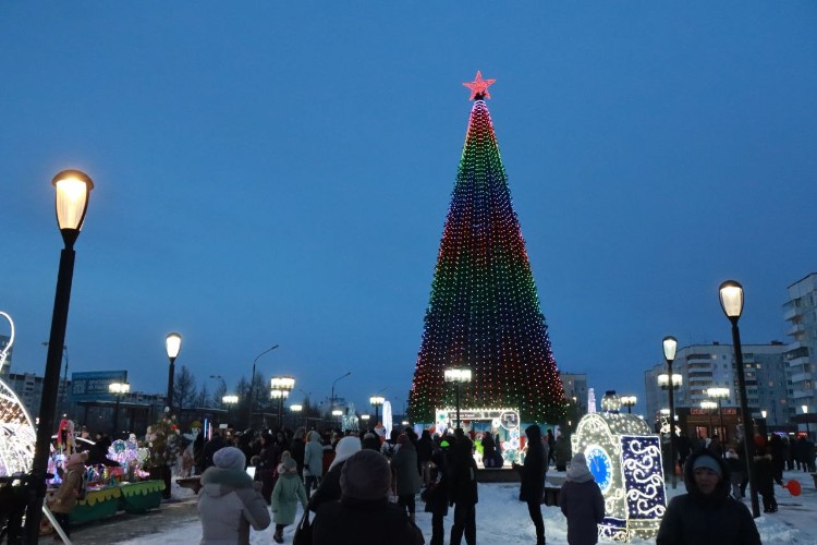 Ёлка-гигант вырастет ко Дню города в центре Братска