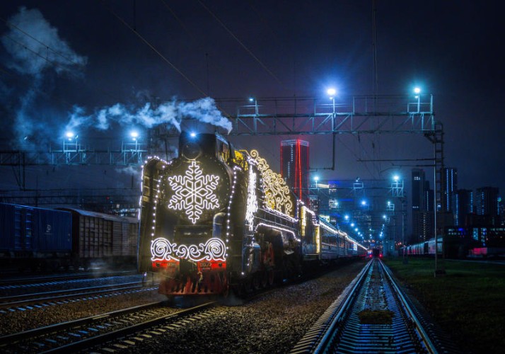 Поезд Деда Мороза сделает остановки на четырёх станциях в Иркутской области