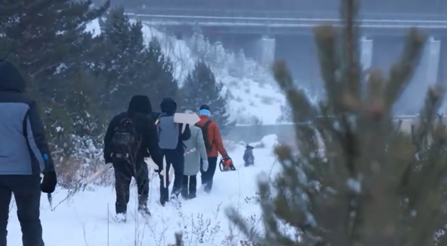 В Братске подготовили трассу для зимнего забега «Ангаратрейл»