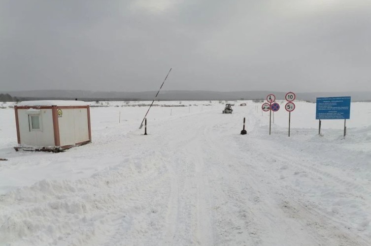 Ледовую переправу через реку Лену открыли в Киренском районе