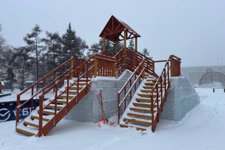 Главную горку Иркутска откроют 20 декабря