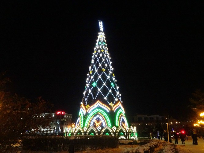 1,5 тыс. иркутян открыли главную городскую ёлку в сквере Кирова