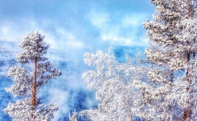 Морозами встретила первая рабочая неделя жителей Приангарья