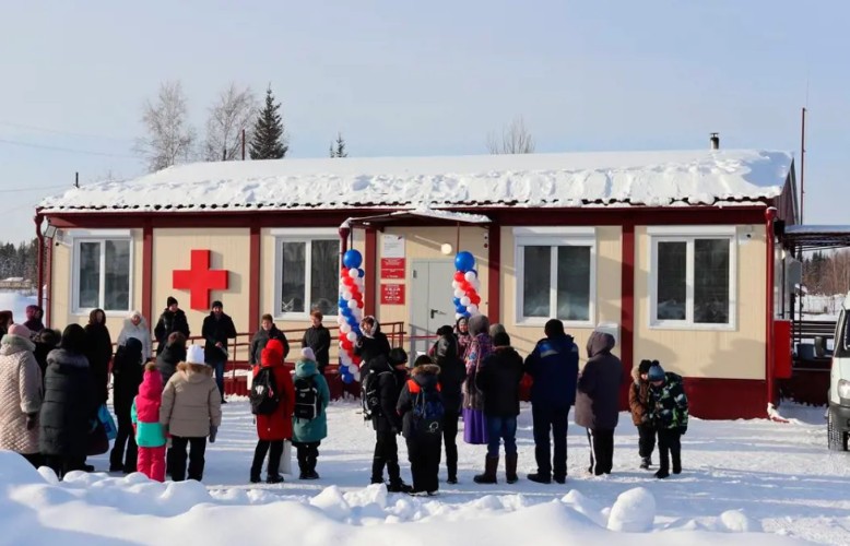 Новый ФАП после 40 лет ожидания открыли в посёлке Мамырь Братского района