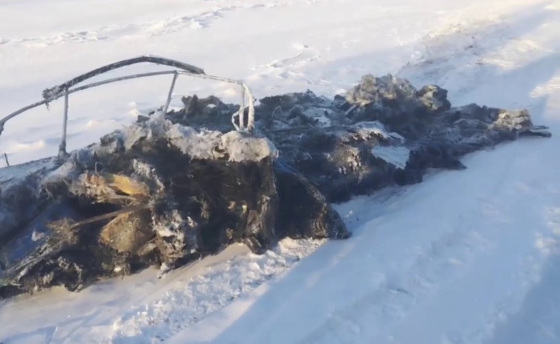 Хлопок и пламя: «Хивус» сгорел дотла в Листвянке