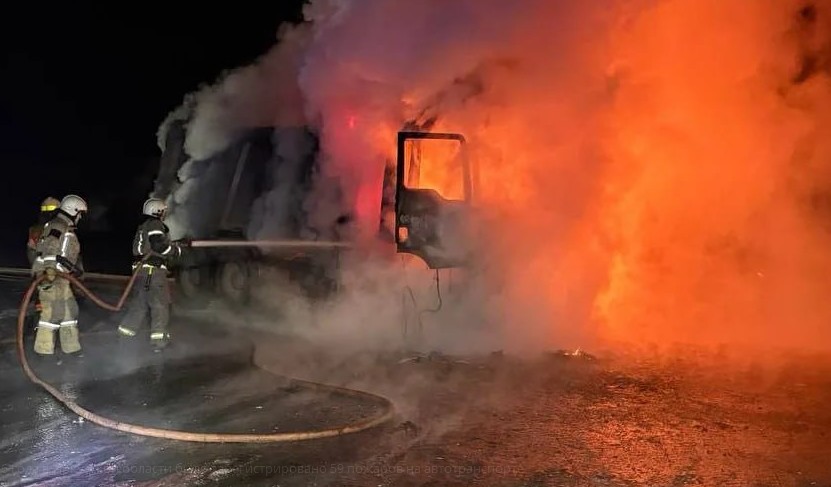 59 автомобилей сгорело в Приангарье с начала года