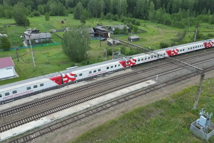 Поезд здоровья «Святой Пантелеймон» сделает 23 остановки в Приангарье