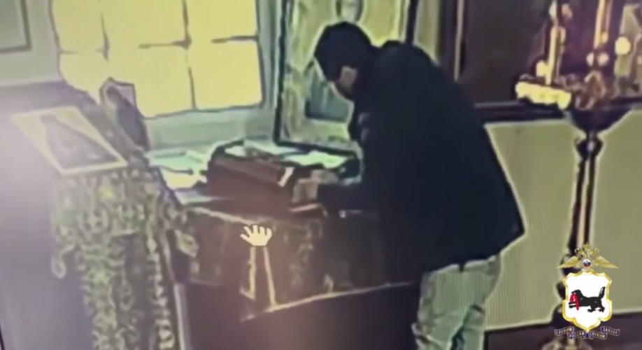 Подозреваемый в хищении денег и драгоценностей из церкви задержан в Иркутске