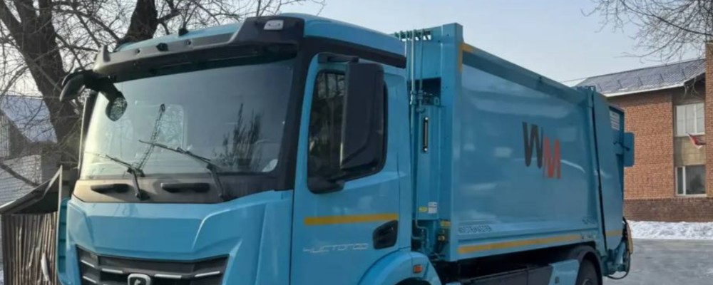 Электрический мусоровоз успешно прошёл тест-драйв в Иркутске