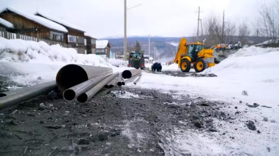 В Бодайбо снова отключили холодную воду из-за аварии на сетях