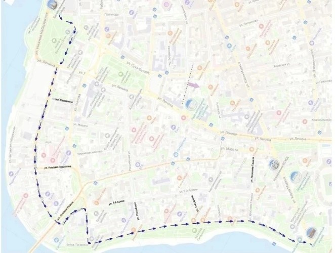 Пешеходным станет на полдня центр Иркутска 12 апреля