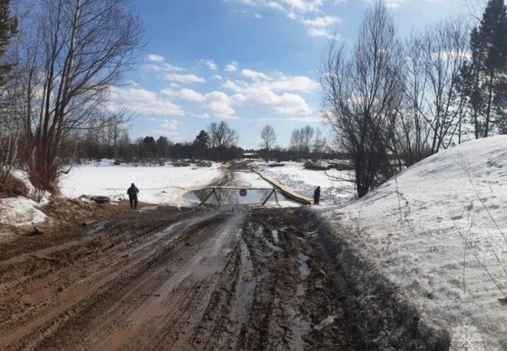Последнюю ледовую переправу на Витиме закрыли в Мамско-Чуйском районе