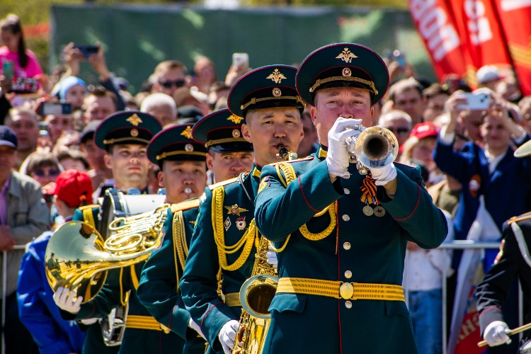 парад, шествие, военные