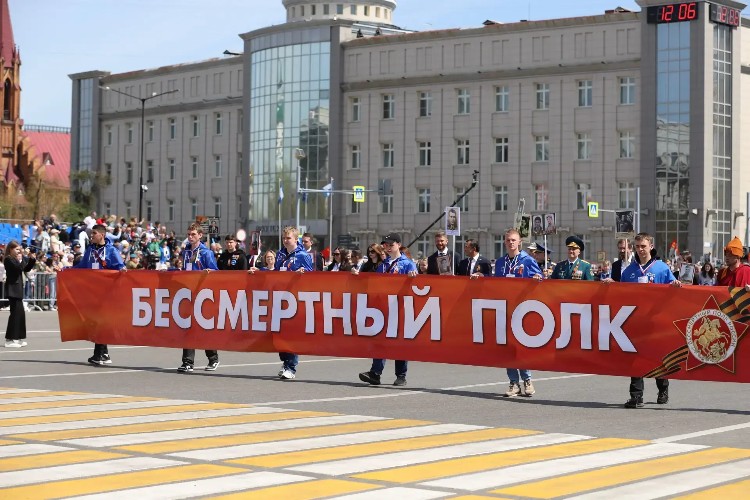Три точки сбора для участия в акции «Бессмертный полк» организуют 9 мая в Иркутске