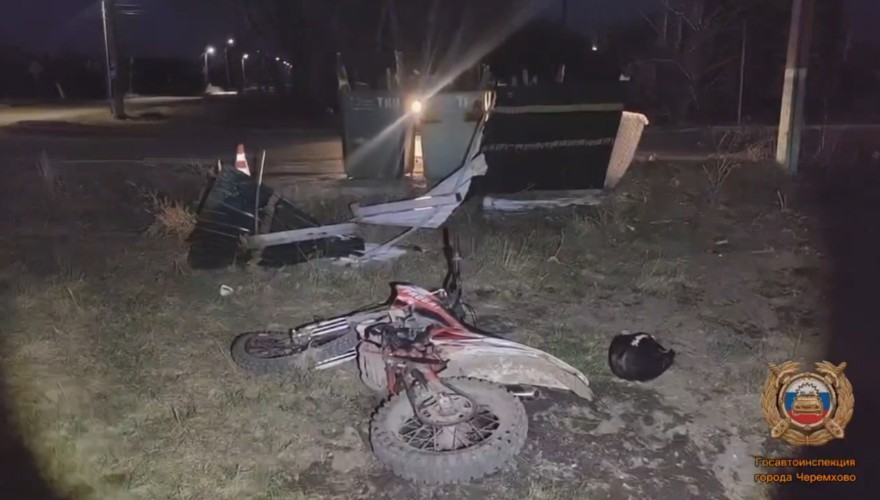 15-летний байкер и пассажирка пострадали в Черемховском районе
