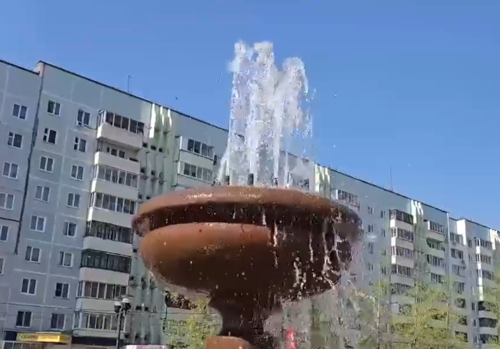 Все 10 фонтанов будут работать этим летом в Братске