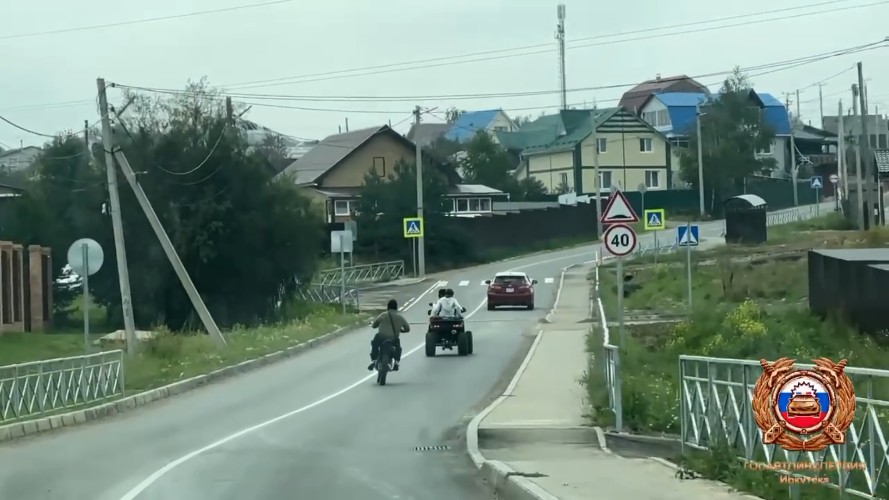 Восемь мотоциклов увезли на спецстоянку во время рейда в Иркутском районе