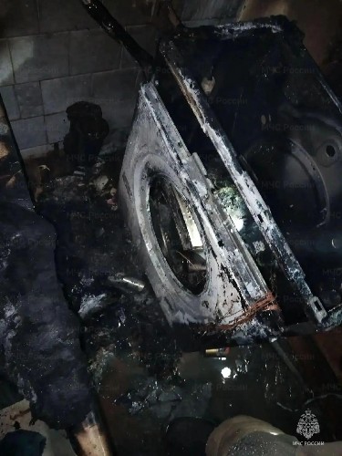 Ожоги лица получил ангарчанин из-за загоревшейся стиральной машины