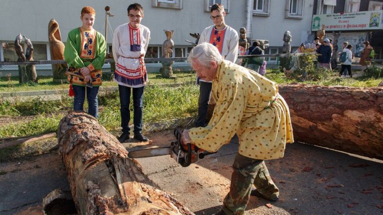 Скульптуры из брёвен создадут на фестивале "Звёздная ладья" в Иркутске