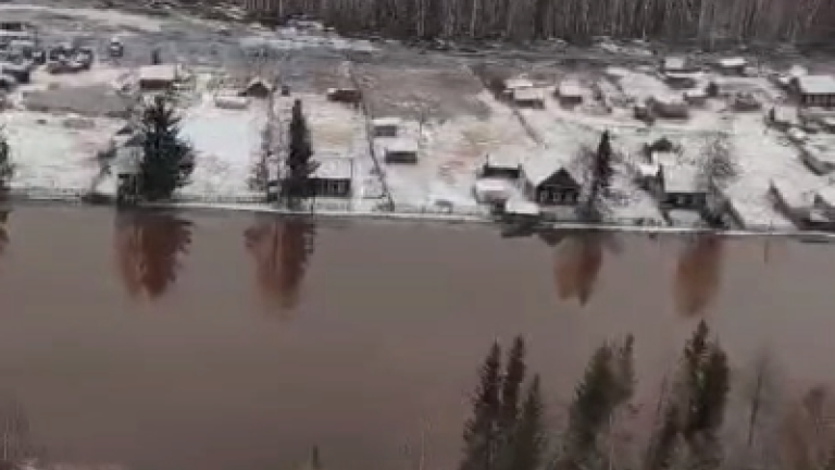 Село Токма Катангского района оказалось под угрозой подтопления
