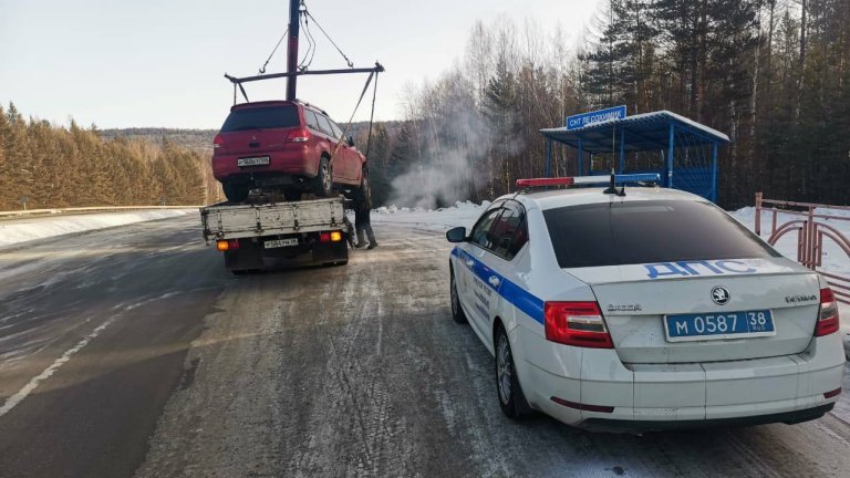 Полицейские помогли женщинам, автомобиль которых заглох в -35 на севере Приангарья