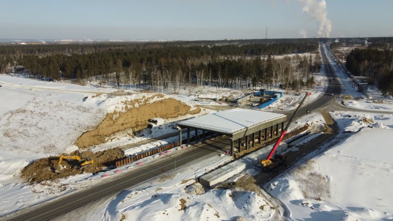 Возобновлено строительство участка трассы «Сибирь» в обход Усолья-Сибирского