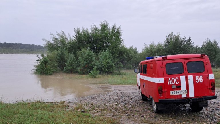 Вода в Китое под Ангарском начала убывать