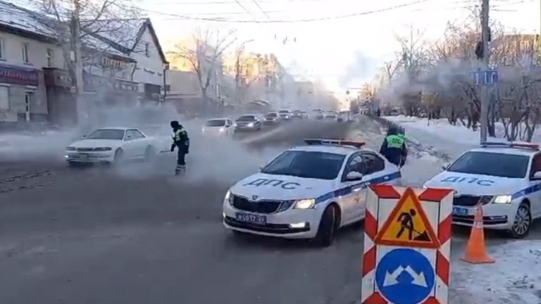 Движение транспорта по улице Депутатской и Советской в Иркутске восстановлено
