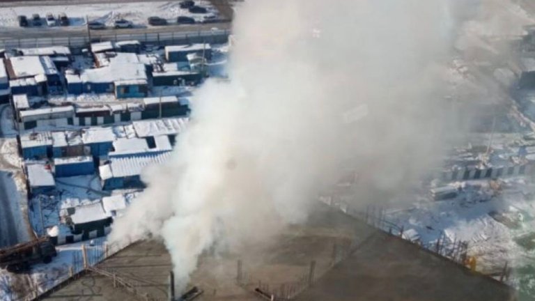 МЧС: пожар в строящемся доме в Иркутске начался из-за повреждения греющего кабеля