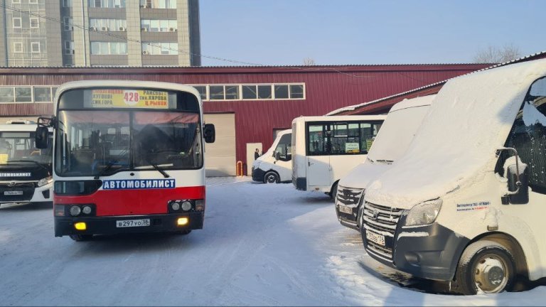 На 427 маршруте в Иркутском районе задействуют автобусы большой вместимости