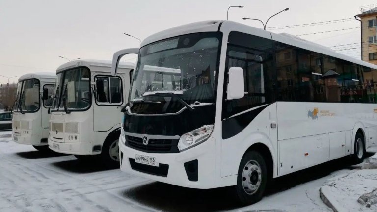 Три новых автобуса вышли на маршруты в Братском районе