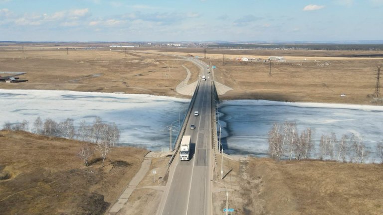 Ремонт моста через реку Белую на трассе "Сибирь" в Усольском районе начнут 1 мая