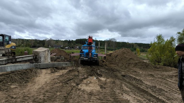 Мост через реку Тангуй строят в Нижнеудинском районе
