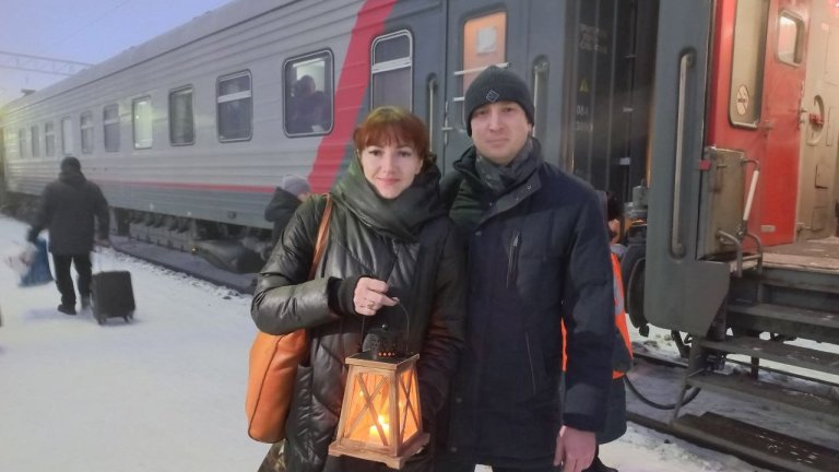 Частичку «Сердца России» привезла в Иркутск семья из Кузбасса