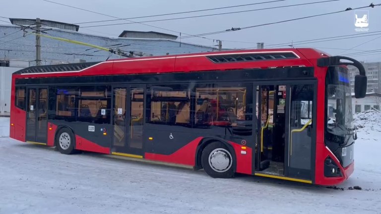Новый  троллейбус "Адмирал" появился в Иркутске