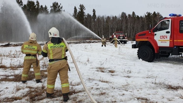 Всероссийские учения и другие мероприятия по подготовке к пожароопасному периоду проходят в регионе