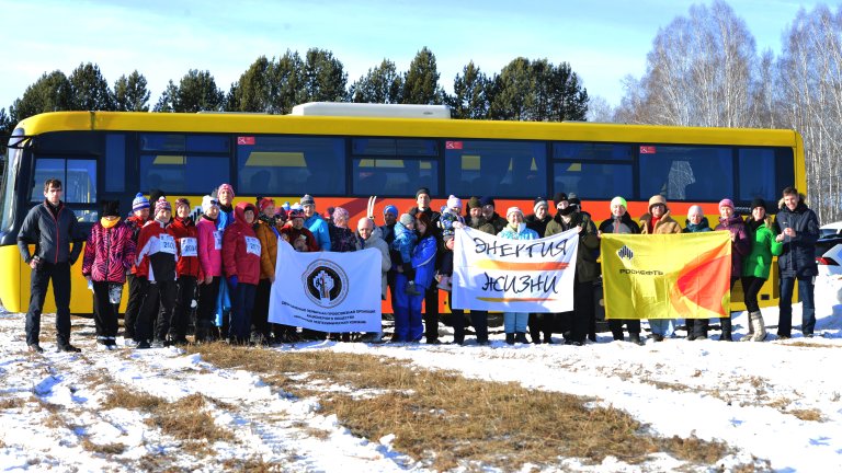 Сотни семей приняли участие в "Лыжне России" в Иркутской области