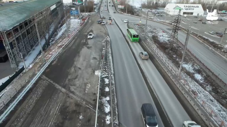 Запустили движение на путепроводе на улице Джамбула в Иркутске
